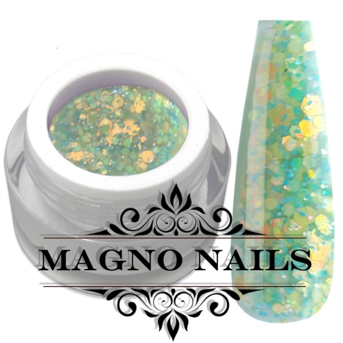 UV Gel - 5461 - Confetti Gel - Mermaid Green